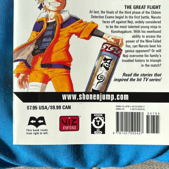 Naruto Comic Volume 12 Shonen Jump Rated T For Teens By Masashi Kishimato - Picture 8 of 8